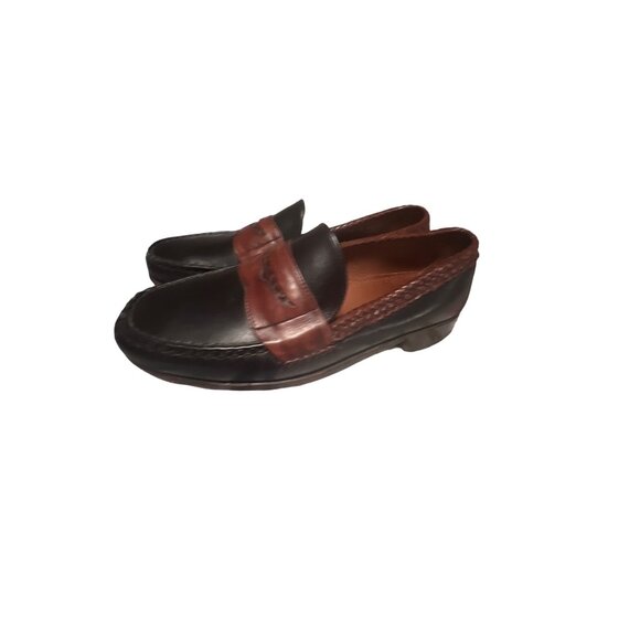 Allen Edmonds Newcastle Size 10B Mens Black Loafer Slip On Shoes Size 9.5 - Picture 1 of 8